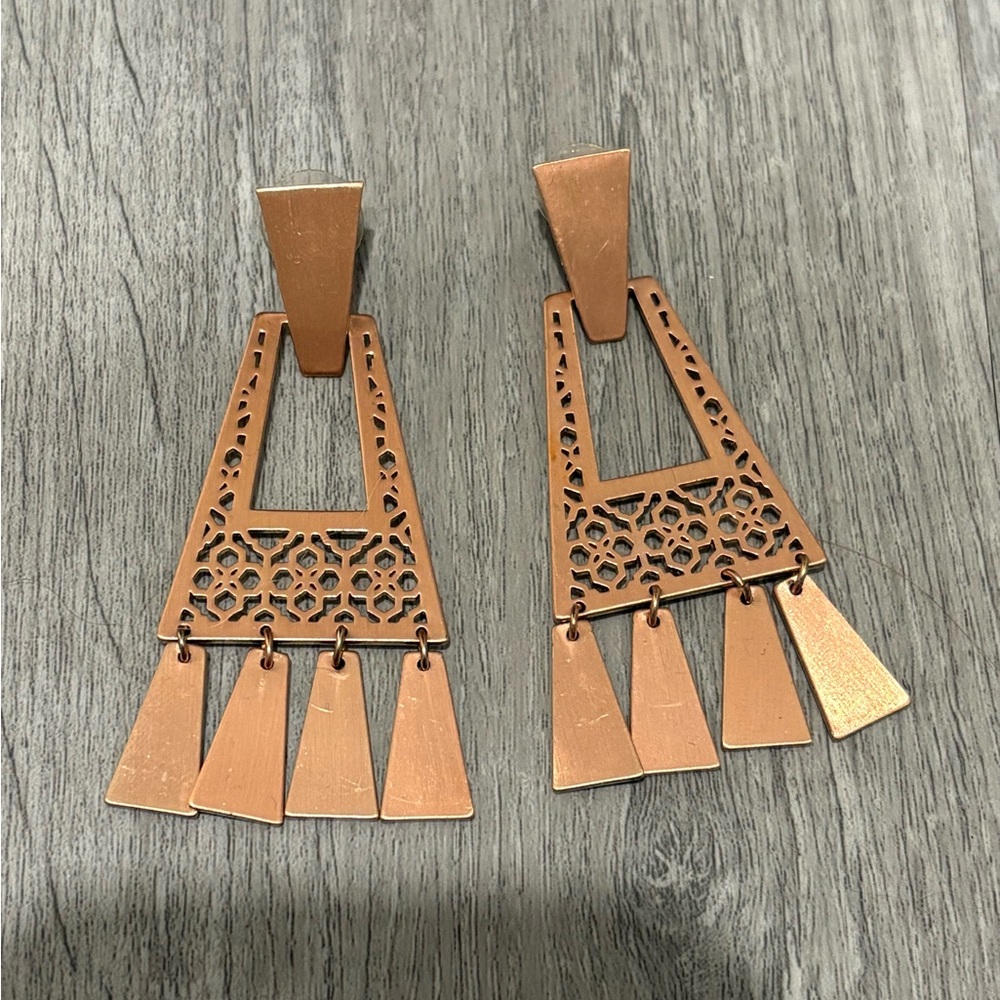 Kendra Scott Copper-Toned Earrings